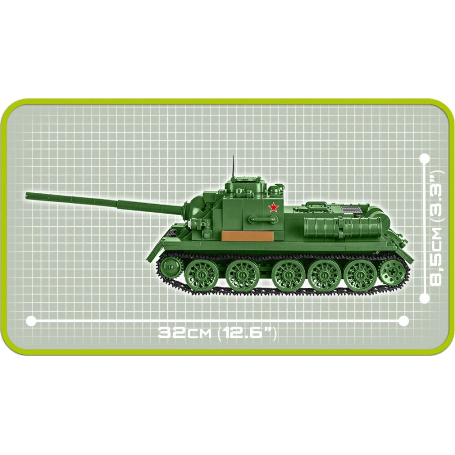 COBI World War II - SU 100 Tank (646 Pieces)