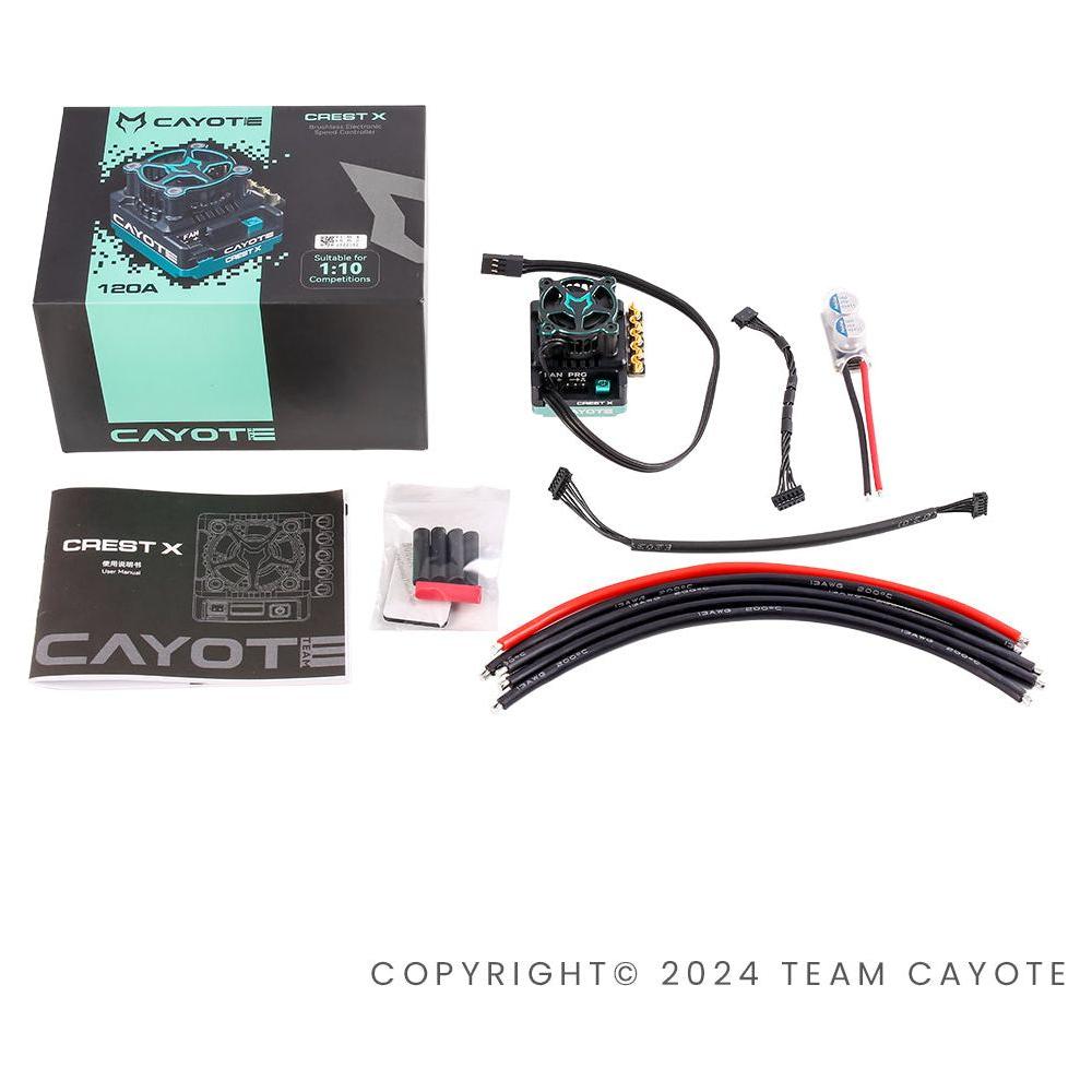 CAYOTE Racing ESC CREST X, Input (Cell): 2-3S Lipo