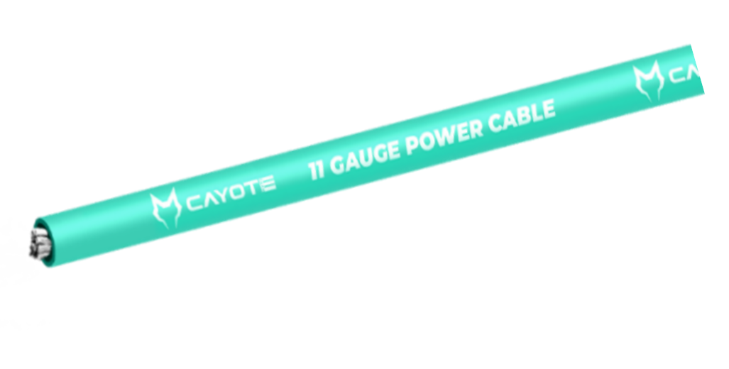 CAYOTE 13AWG Thin-Wall Silicone Wire(1 Meter), Aurora Green, 3.5mm OD Only
For CREST RS60/RS80/RS120/Crest X Evo