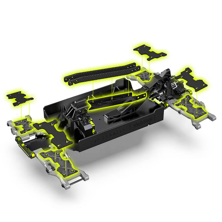 Rlaarlo RZ001B-C Omni Terminator Carbon Mini 1/10th Brushless RTR
