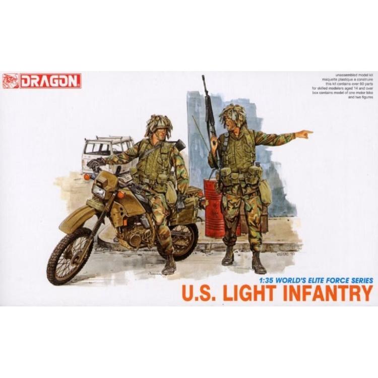 Dragon 1/35 U.S. Light Infantry Plastic Model Kit