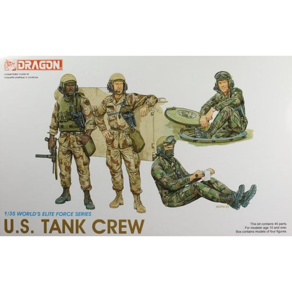 Dragon 1/35 U.S. Tank Crew Plastic Model Kit