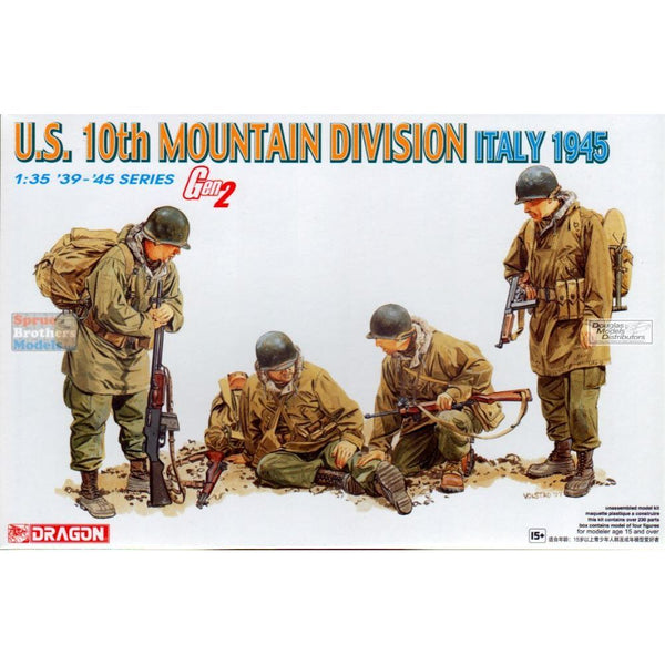 Dragon 1/35 U.S. Army 10th Mountain Division (Italy 1945) Plastic Model Kit