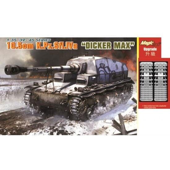 DRAGON 1/35 10.5cm K.Pz.Sfl.Iva "Dicker Max" Plastic Model Kit