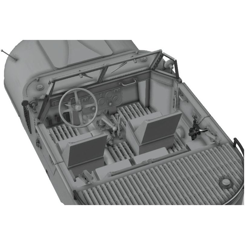 Das Werk 1/35 Schwimmwagen Trippel SG 6/38 Plastic Model Kit