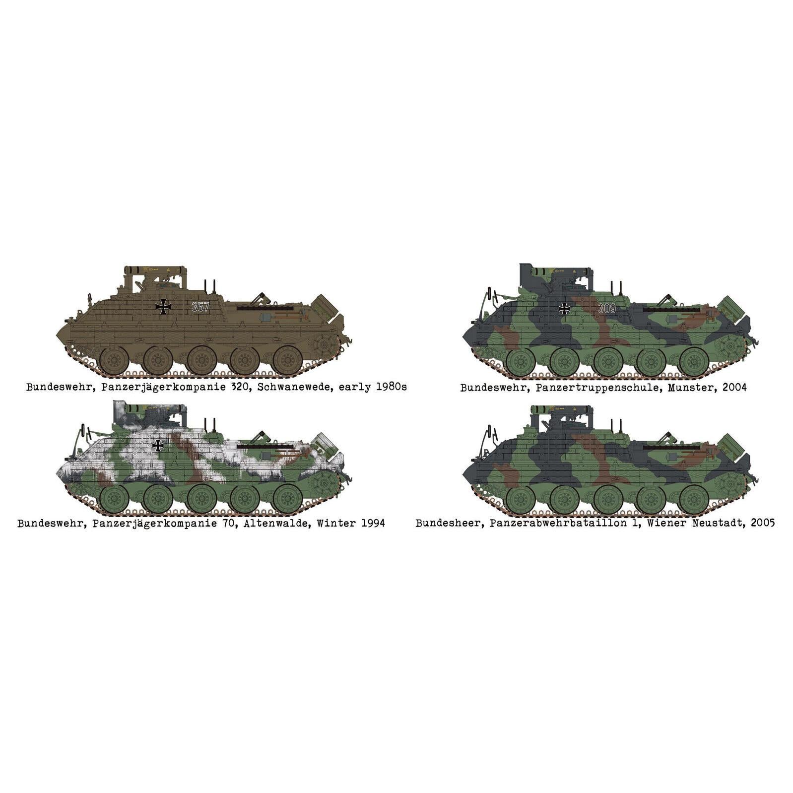Das Werk 1/35 Raketenjagdpanzer Jaguar 1 Plastic Model Kit