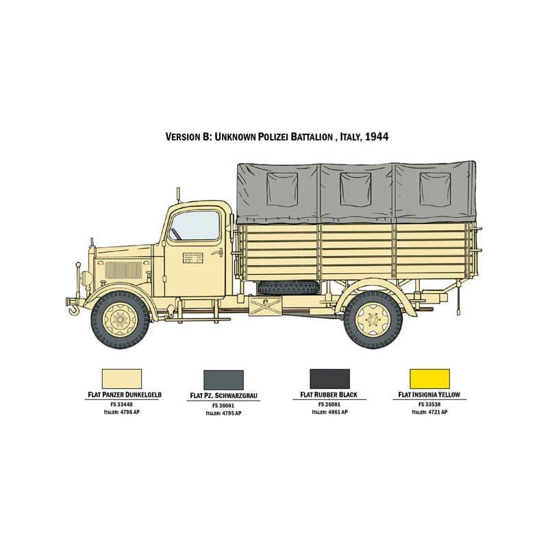 ITALERI 1/35 Mercedes-Benz L3000 S