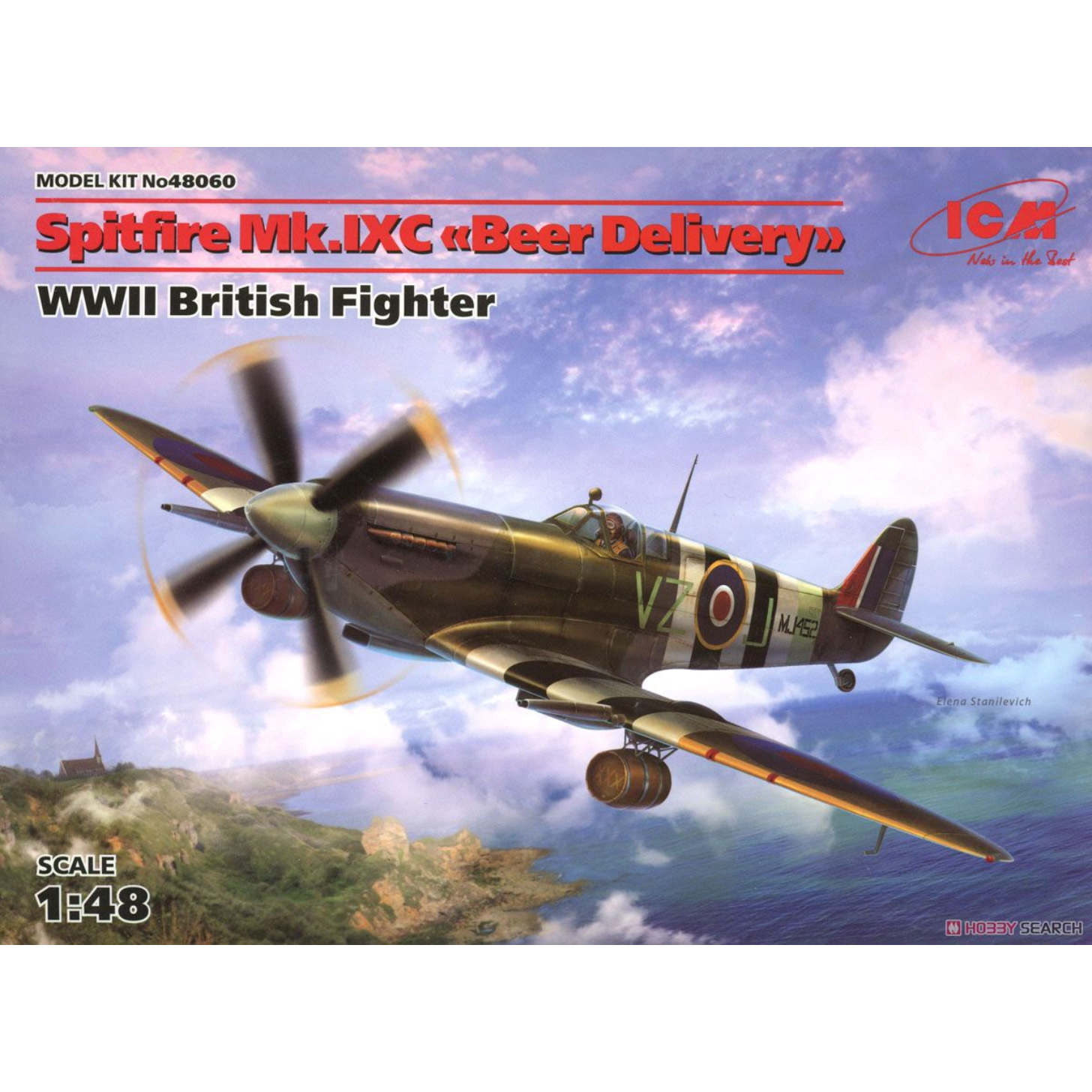 ICM 1/48 Spitfire Mk.IXC "Beer Delivery" WWII British Fighter