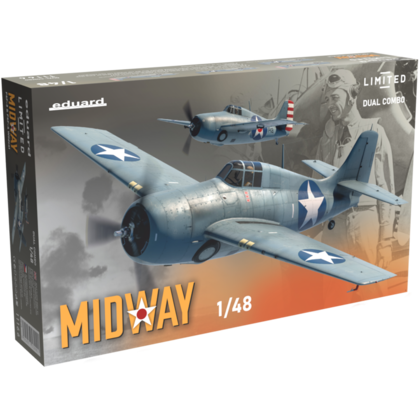 EDUARD 1/48 MIDWAY DUAL COMBO Limited edition Plastic Model Kit [11166]