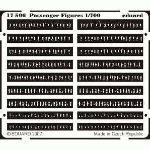 Eduard 1/700 Passengers Figures Photo etched parts
