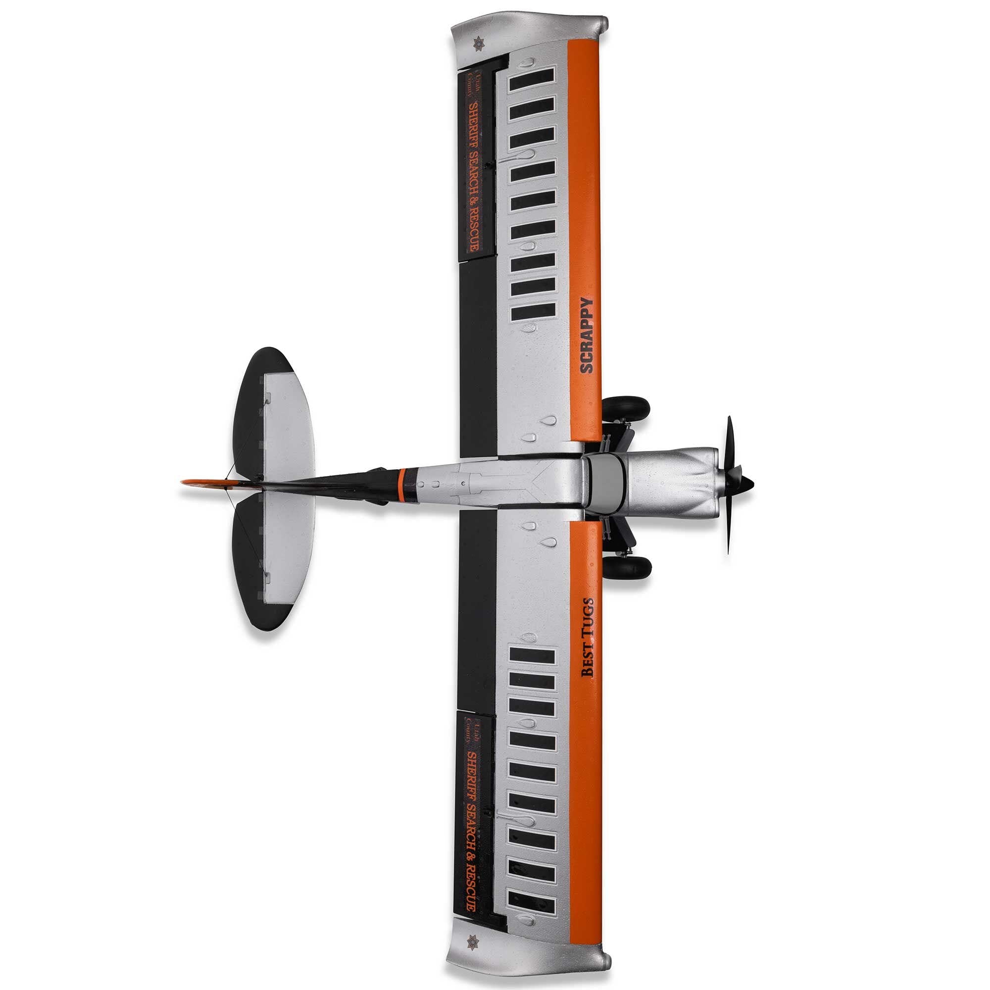 E-flite Micro Scrappy STOL 800mm RC Plane, BNF Basic, EFL02150D