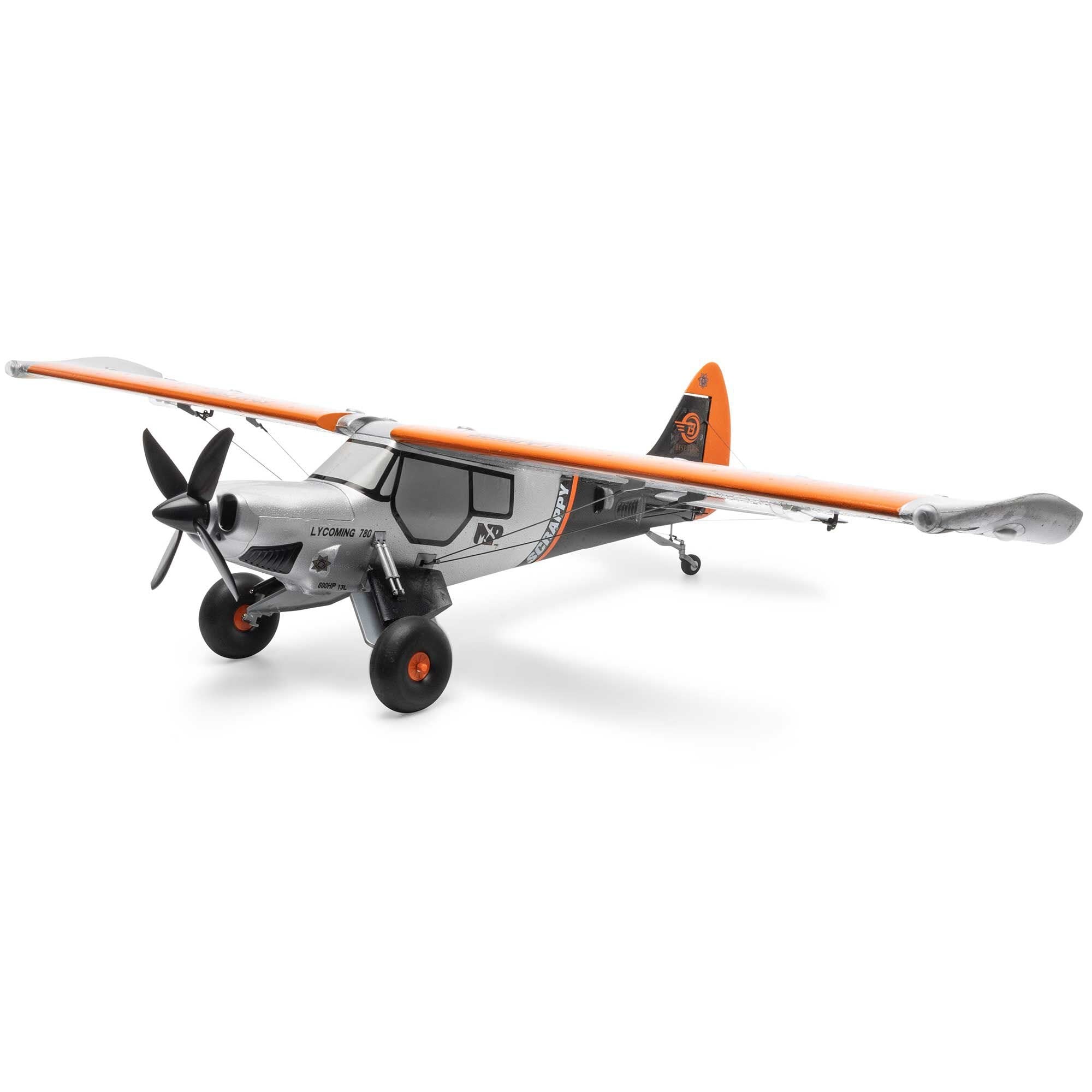 E-flite Micro Scrappy STOL 800mm RC Plane, BNF Basic, EFL02150D