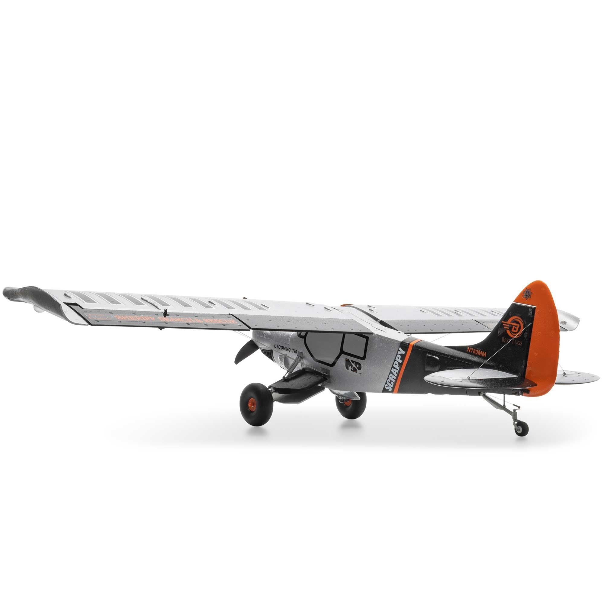 E-flite Micro Scrappy STOL 800mm RC Plane, BNF Basic, EFL02150D