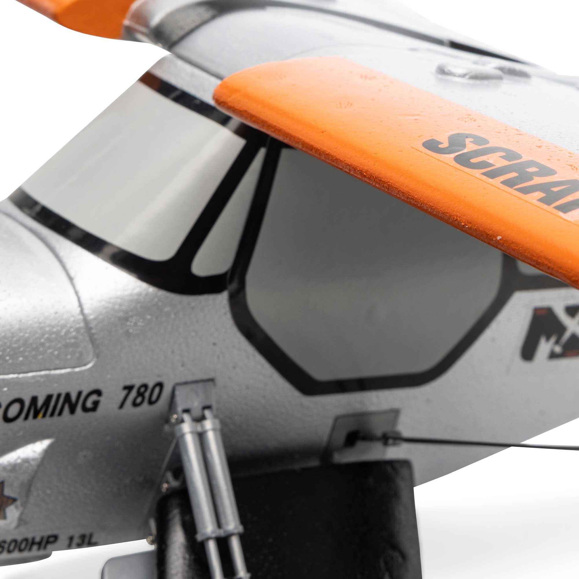 E-flite Micro Scrappy STOL 800mm RC Plane, BNF Basic, EFL02150D