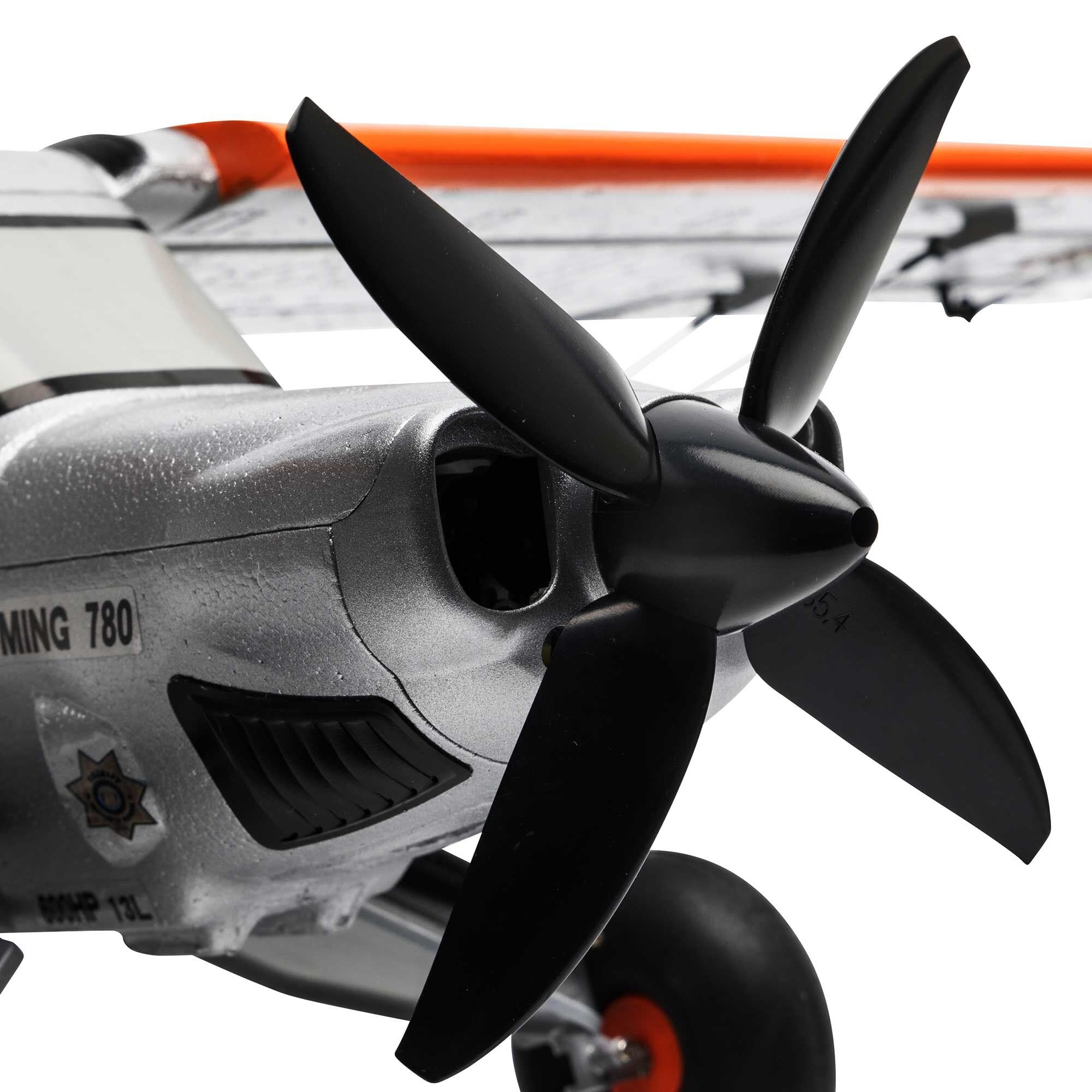 E-flite Micro Scrappy STOL 800mm RC Plane, BNF Basic, EFL02150D