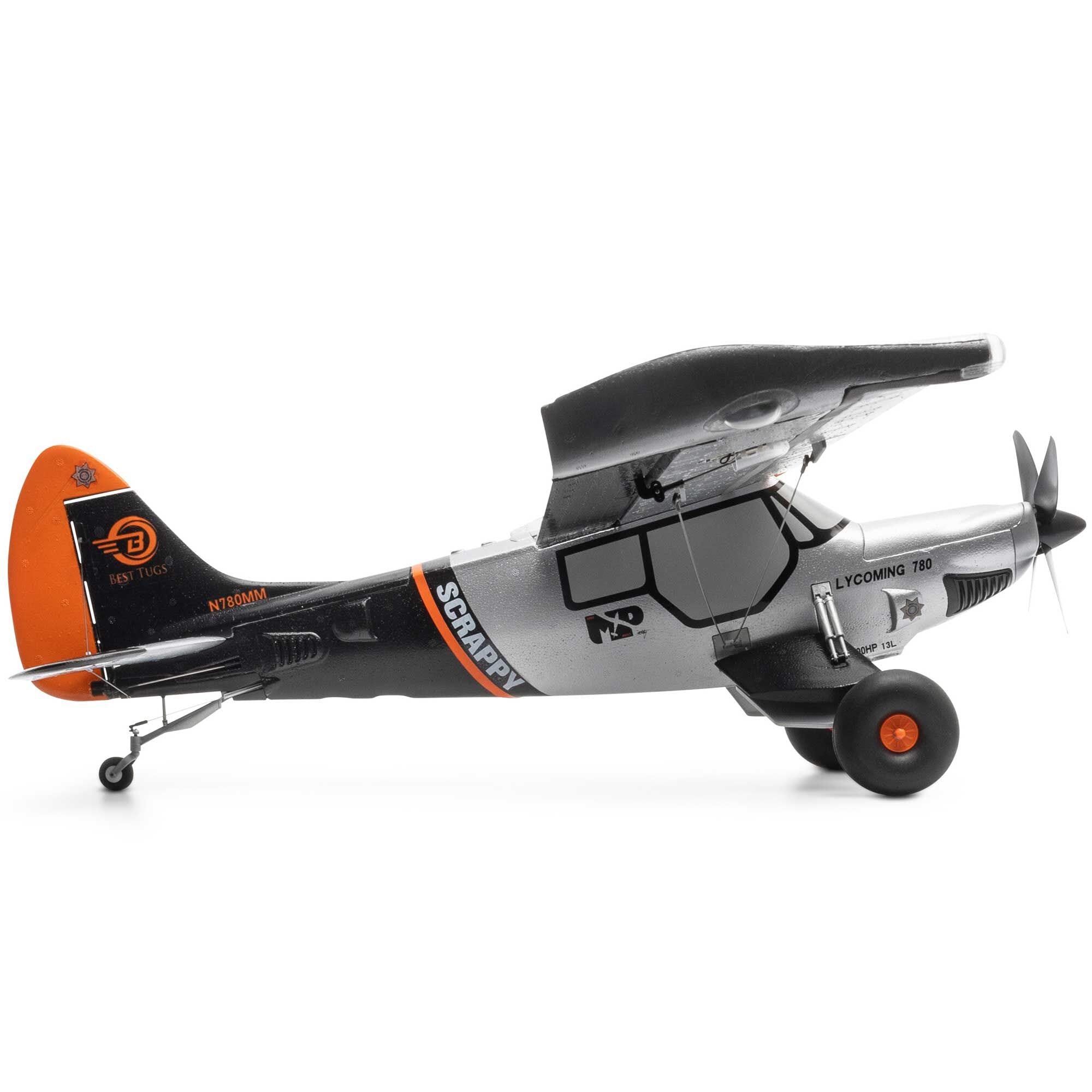 E-flite Micro Scrappy STOL 800mm RC Plane, BNF Basic, EFL02150D