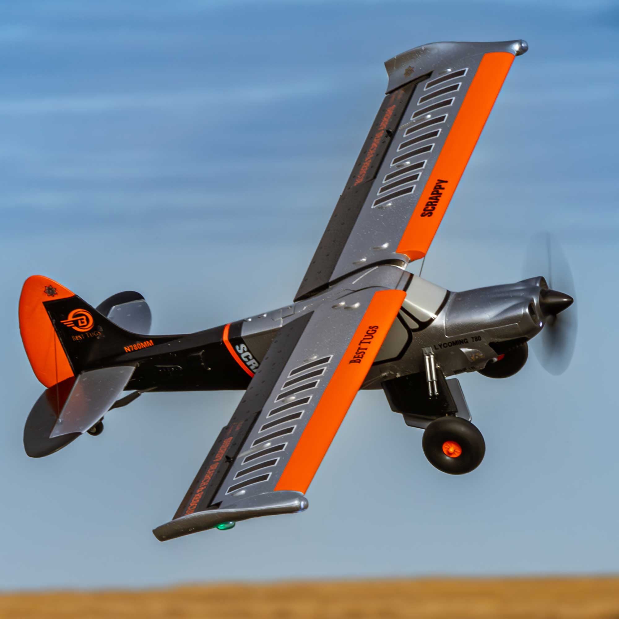 E-flite Micro Scrappy STOL 800mm RC Plane, BNF Basic, EFL02150D