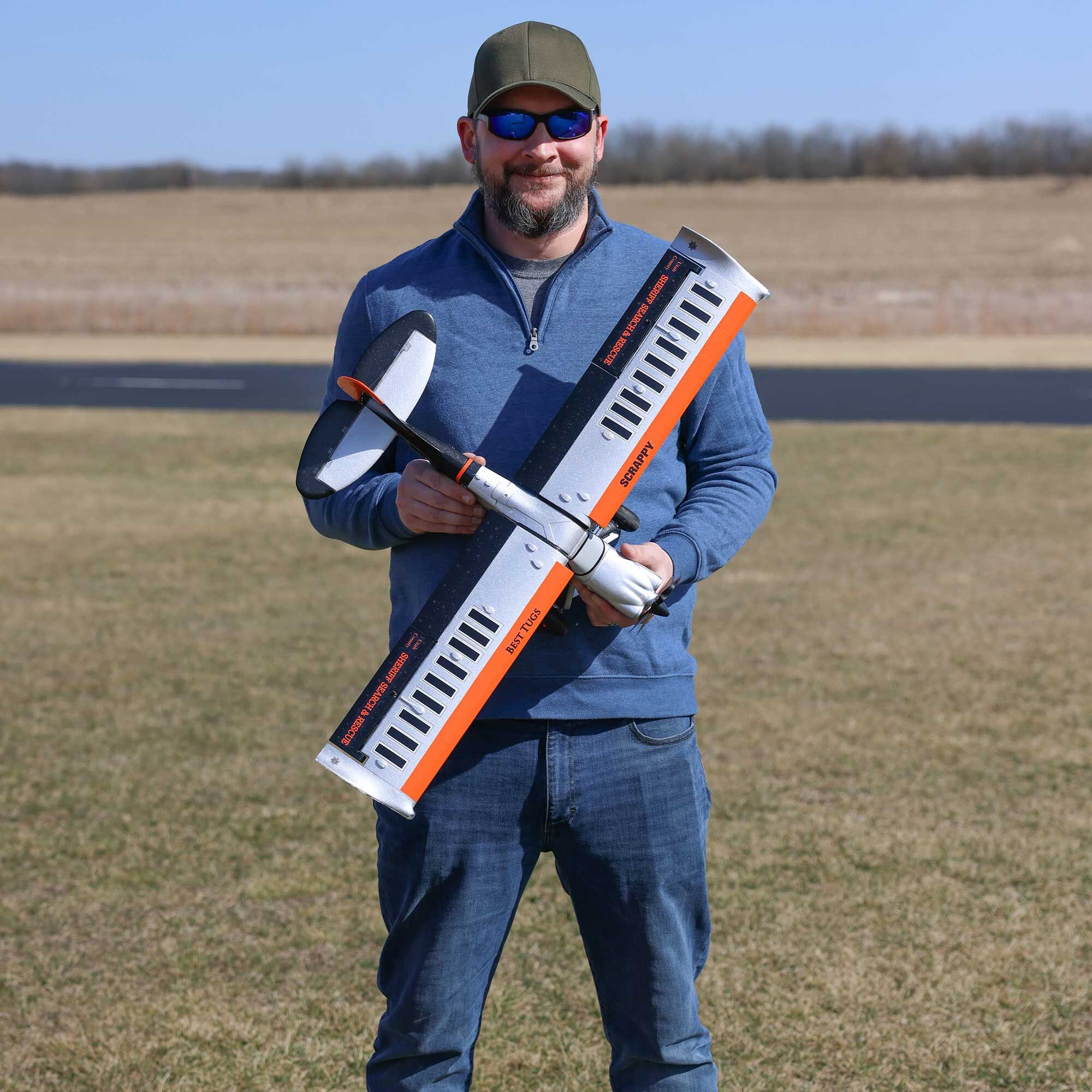 E-flite Micro Scrappy STOL 800mm RC Plane, BNF Basic, EFL02150D