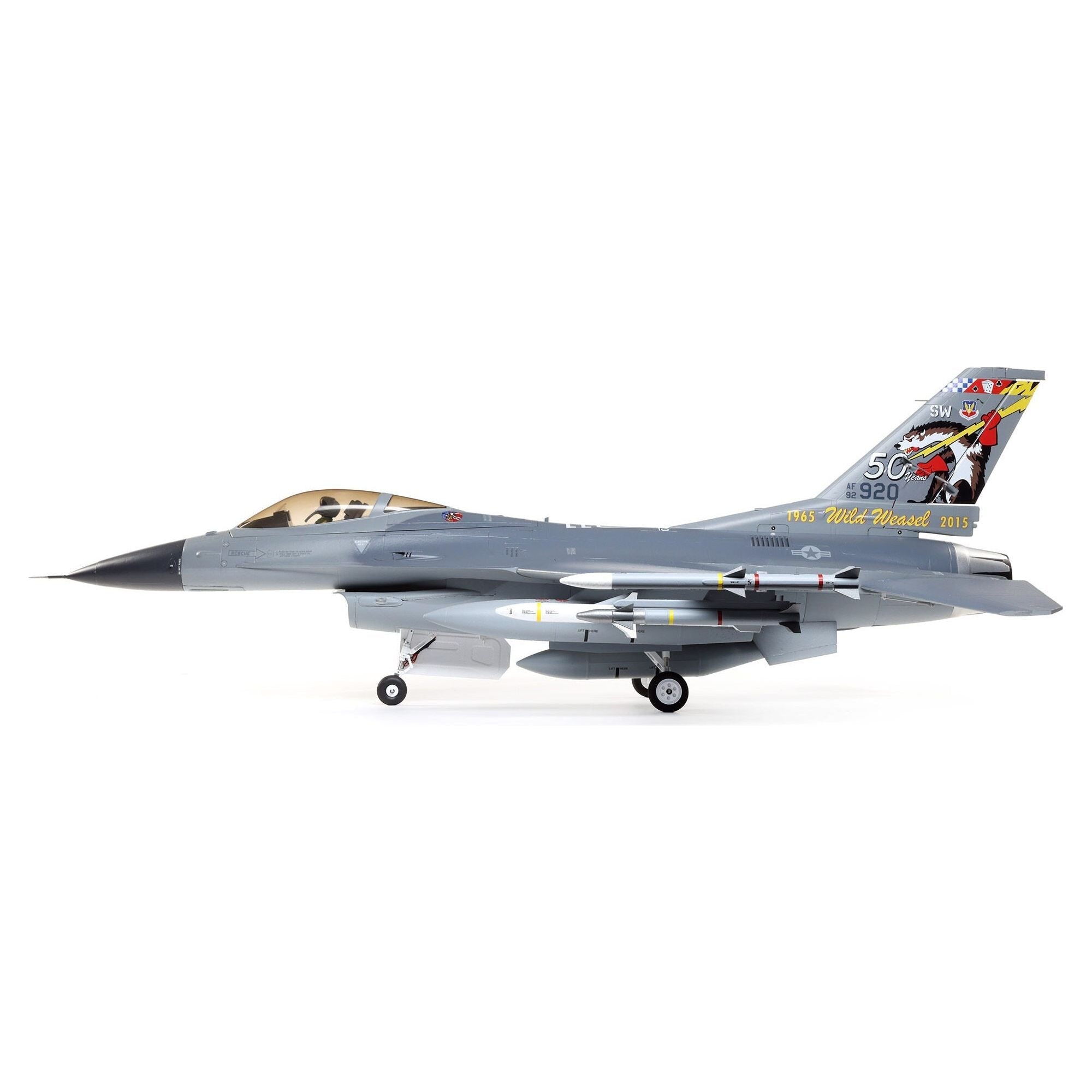 E-Flite F-16 Falcon 80mm EDF with Smart Technology BNF Basic EFL87850