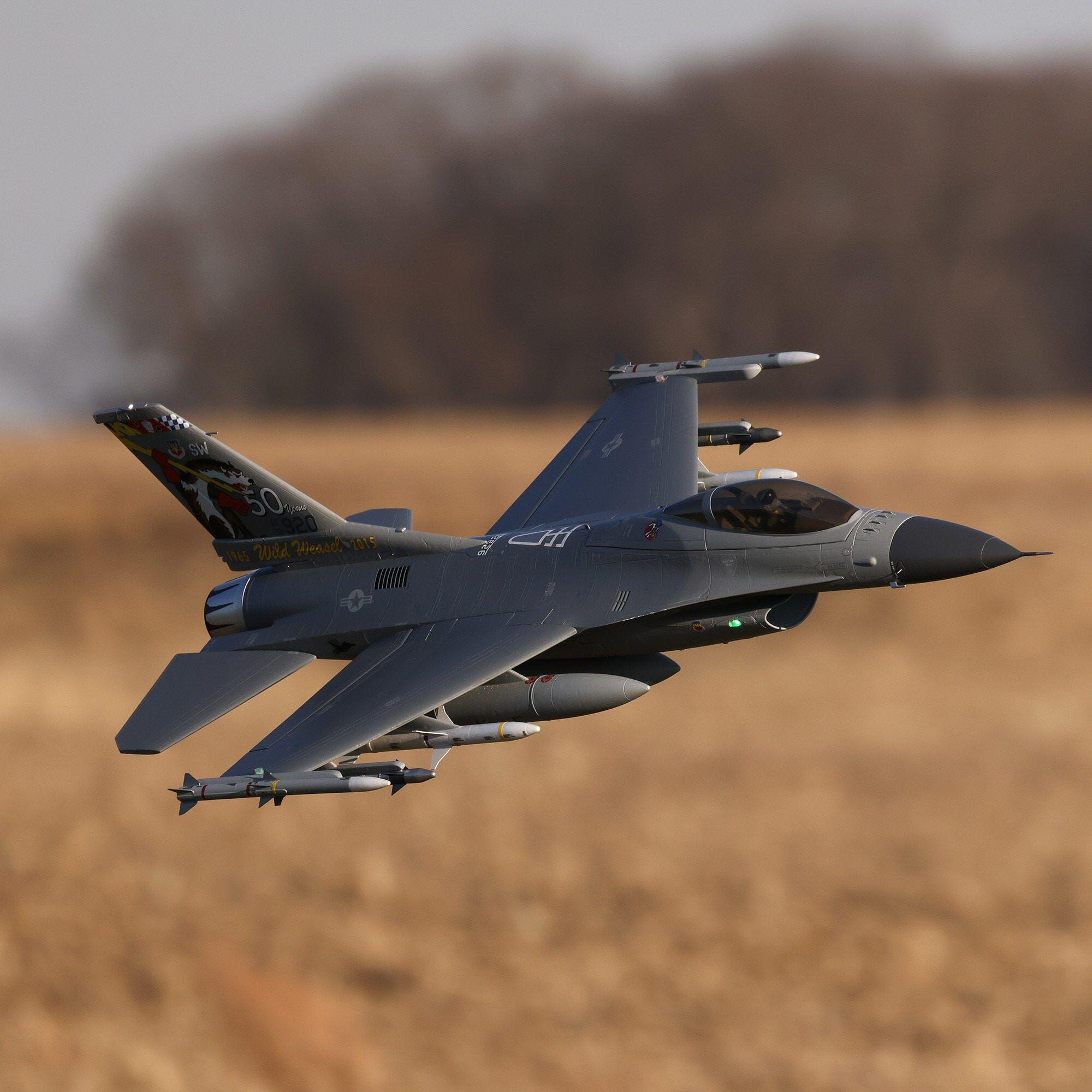 E-Flite F-16 Falcon 80mm EDF with Smart Technology BNF Basic EFL87850