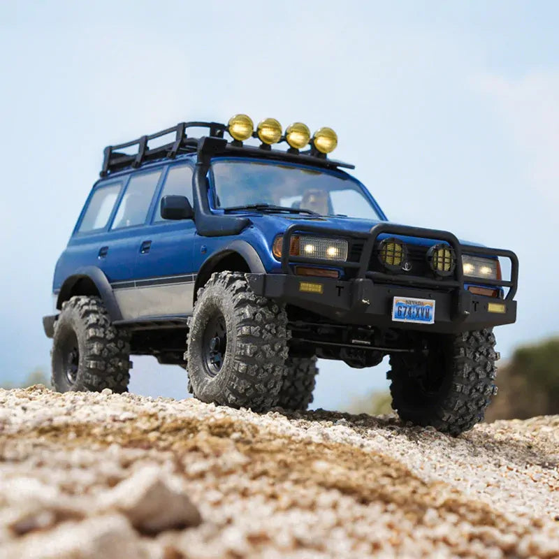 FMS 1/10 Toyota Land Cruiser 80 Pro Blue With 3541 BRUSHLESS MOTOR