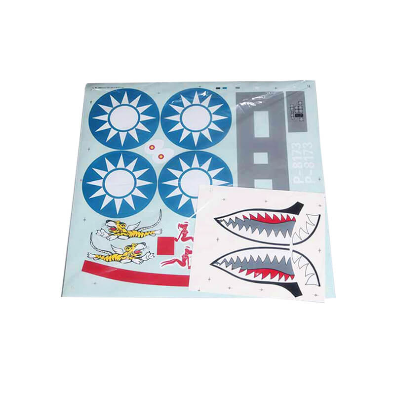 FMS 1400mm P-40B, Decal Sheet