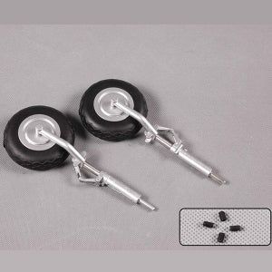 FMS 1400mm P-51D Red Tail V8, Main landing gear set