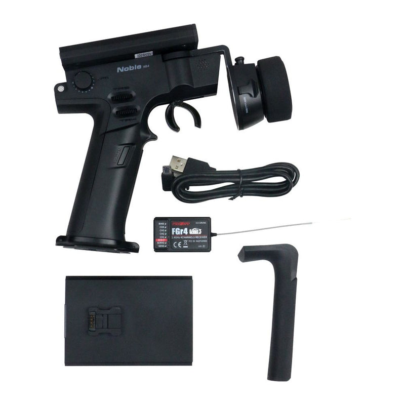 FLYSKY NB4 2.4GHz Touch Screen Wheel Radio System (Left or Right Hand Adjustable)