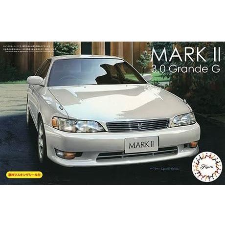 FUJIMI 1/24 Toyota Mark.II 3.0 Grande G w/Window Frame Masking (ID-118) Plastic Model Kit