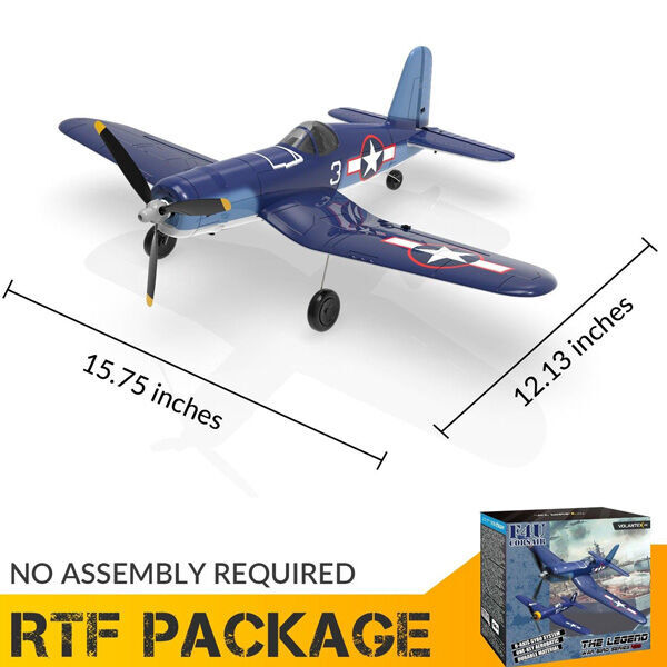 VOLANTEX 76108RB-2B Corsair F4U 400mm RTF Gyro 2 Batteries