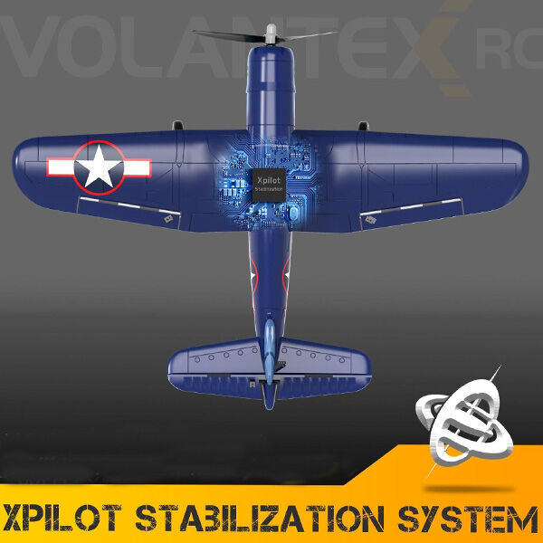VOLANTEX 76108RB-2B Corsair F4U 400mm RTF Gyro 2 Batteries