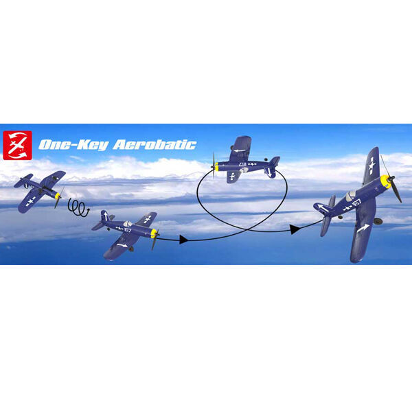 VOLANTEX 76108RB-2B Corsair F4U 400mm RTF Gyro 2 Batteries