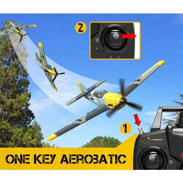 Volantex 76111R-2B BF109E 400mm RTF Gyro 2 Batteries
