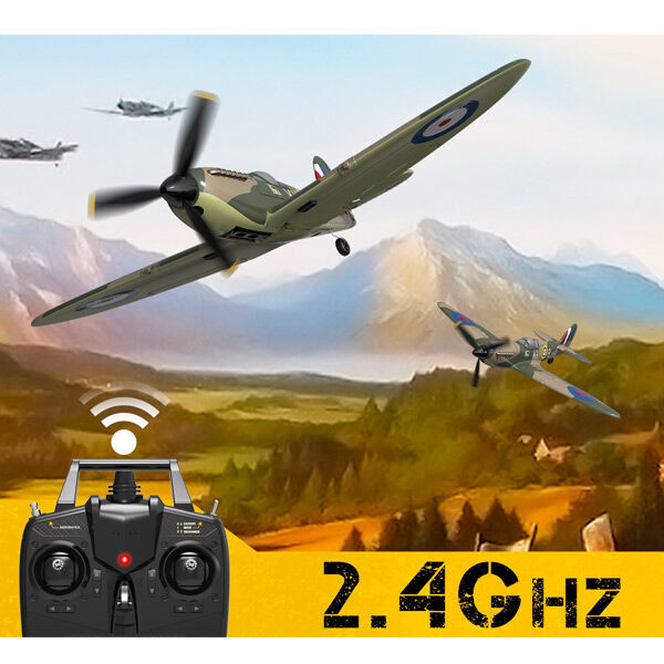 VOLANTEX 76112R-2B Spitfire 400mm RTF Gyro 2 Batteries