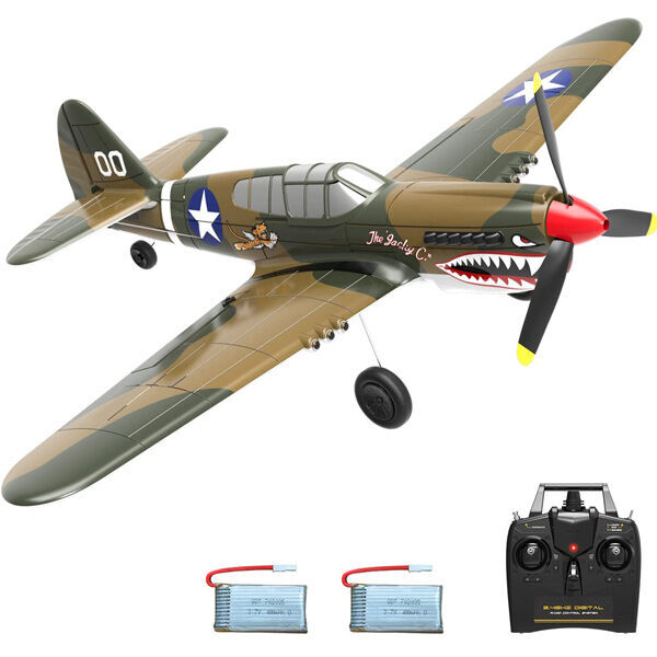 VOLANTEX 76113RY-2B P40 Warehawk 400mm RTF Gyro 2 Batteries