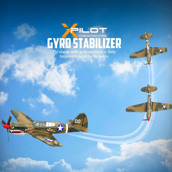 VOLANTEX 76113RY-2B P40 Warehawk 400mm RTF Gyro 2 Batteries