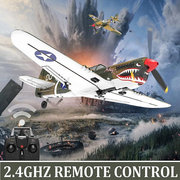 VOLANTEX 76113RY-2B P40 Warehawk 400mm RTF Gyro 2 Batteries