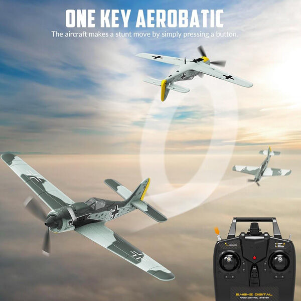 VOLANTEX 76117R-2B FW190 400mm RTF Gyro 2 Batteries