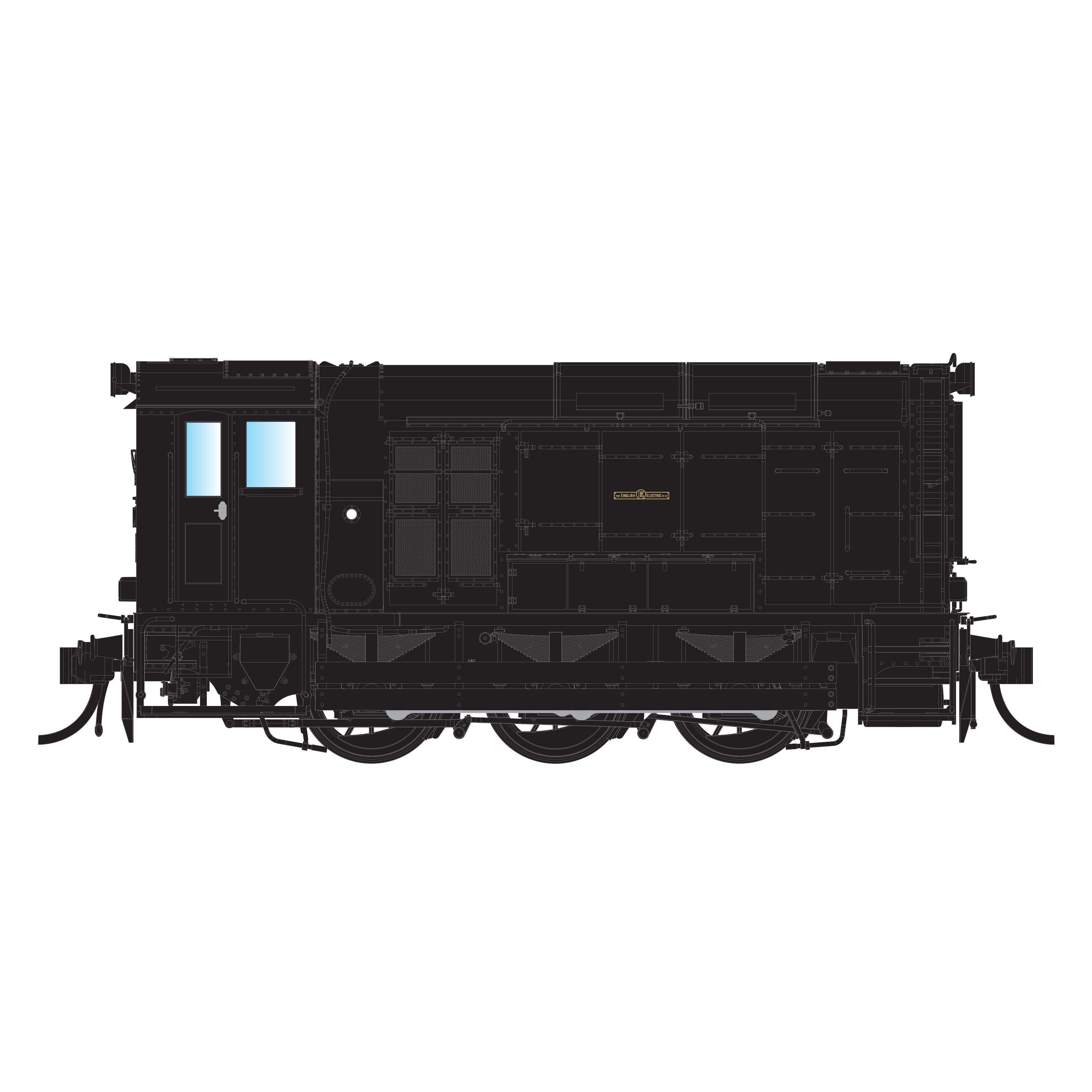 IDR HO F 317 Original Black with Buffers - DCC Sound