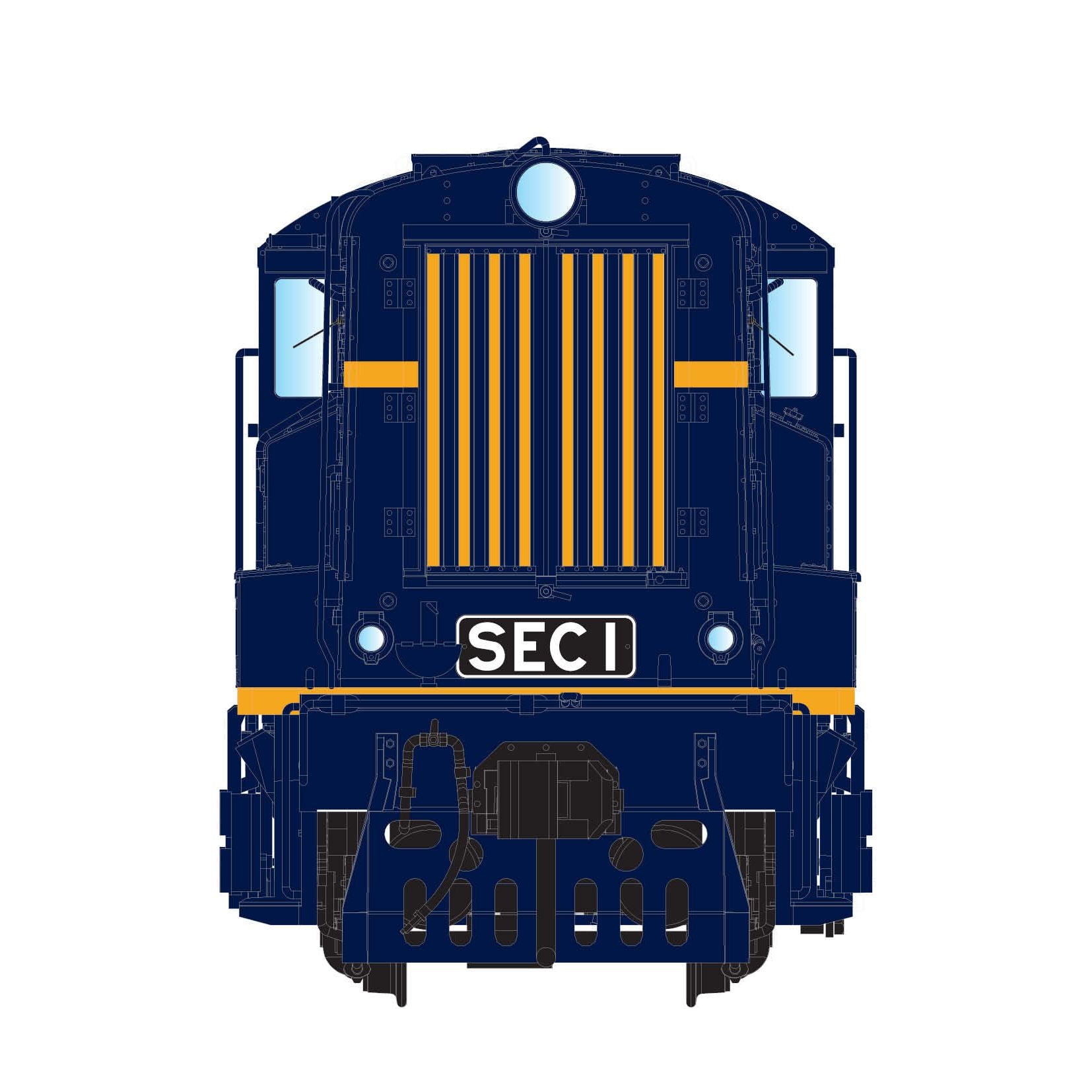 IDR HO F 216 SEC Blue with SEC crest