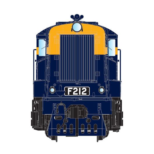 IDR HO F 215 VR blue with air horn fitted - DC