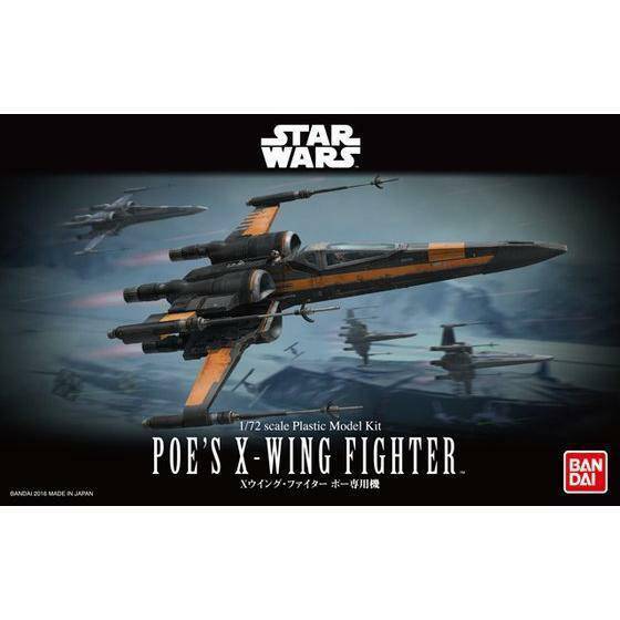 BANDAI 1/72 POE'S X-Wing Fighter