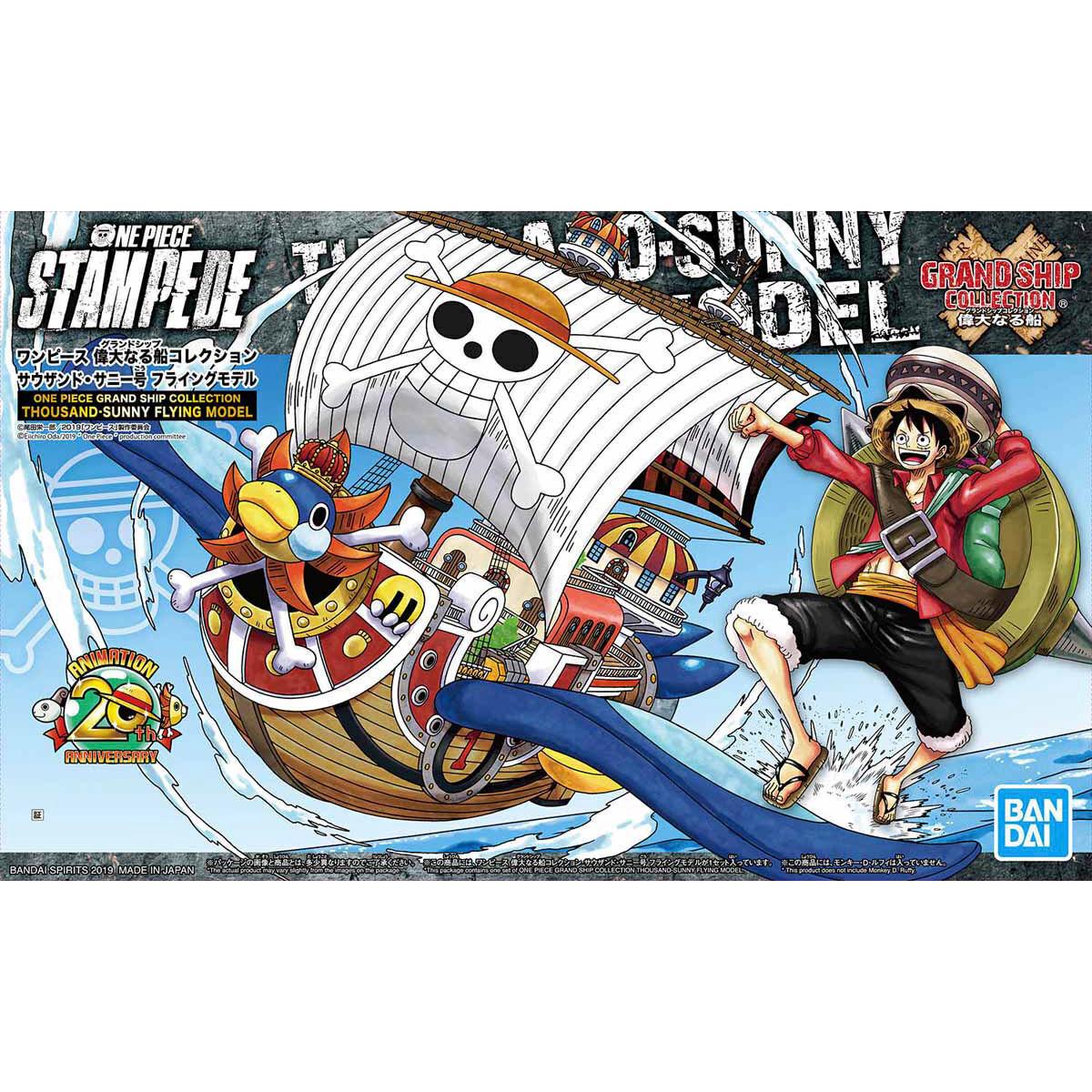 BANDAI One Piece Grand Ship Collection Thousand Sunny Flying Model