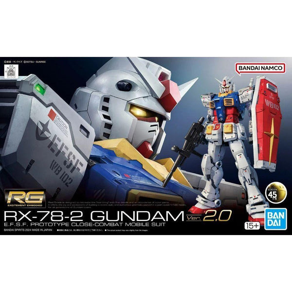 RG 1/144 RX-78-2 ガンダム Ver.2.0 - 2個セット BANDAI RG 1/144 RX-78-2 GUNDAM Ver.2.0
