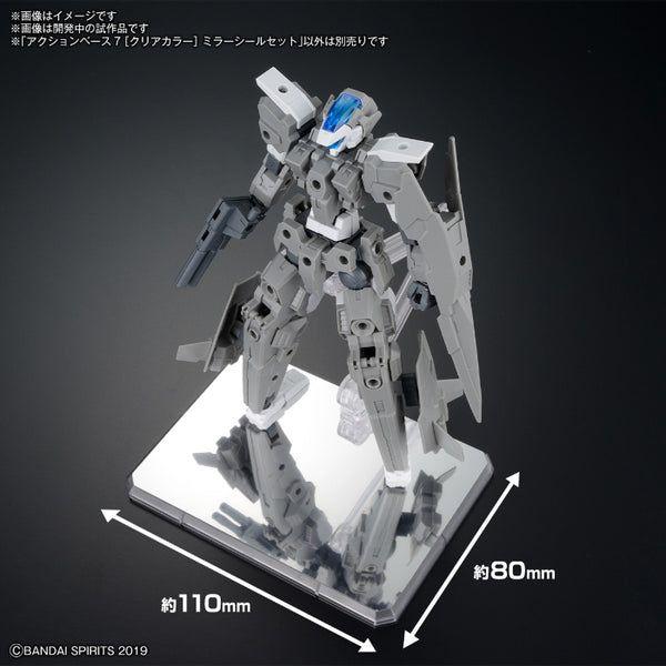 BANDAI Action Base 7 (Clear Color) Mirror Stickers Set