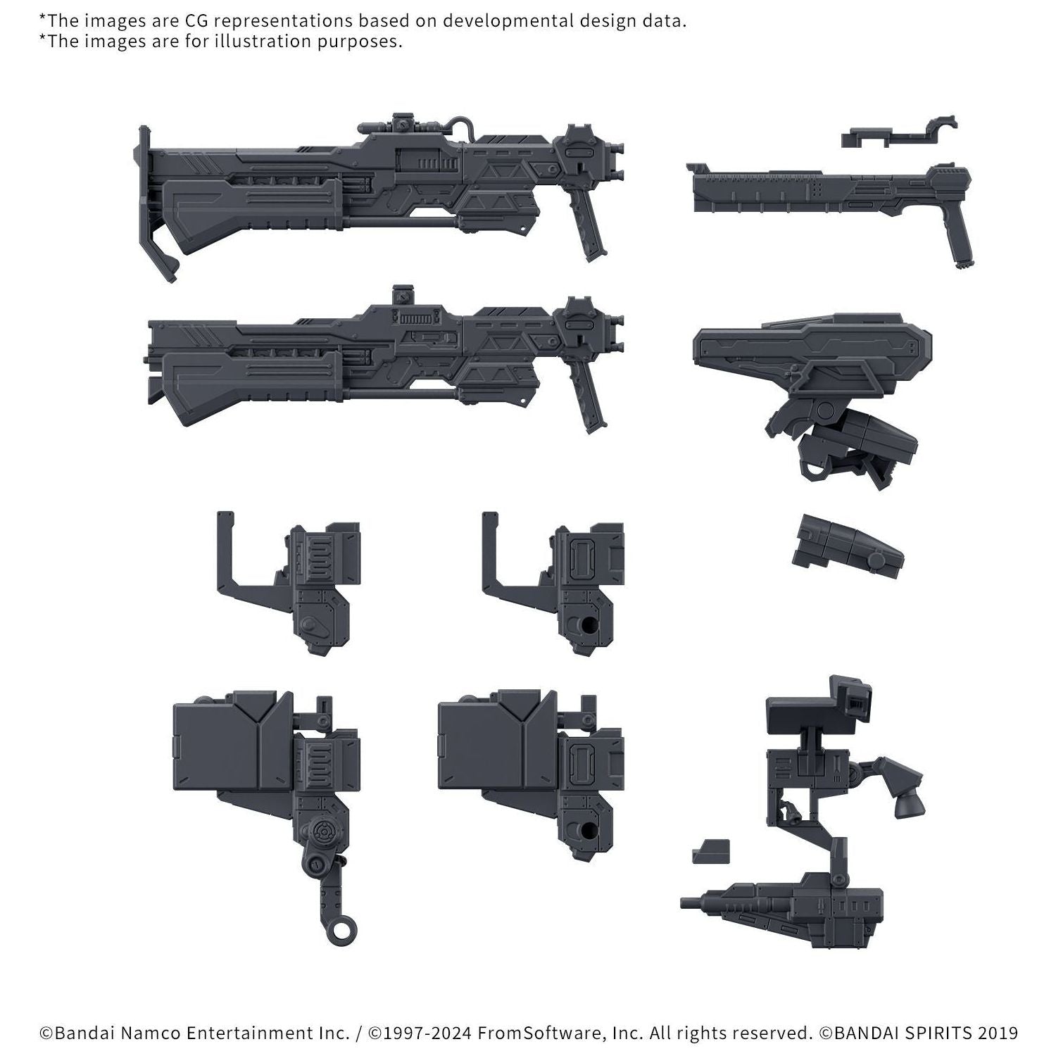 BANDAI 30MM OPTION PARTS SET ARMORED CORE ? FIRES OF RUBICON WEAPON SET 03