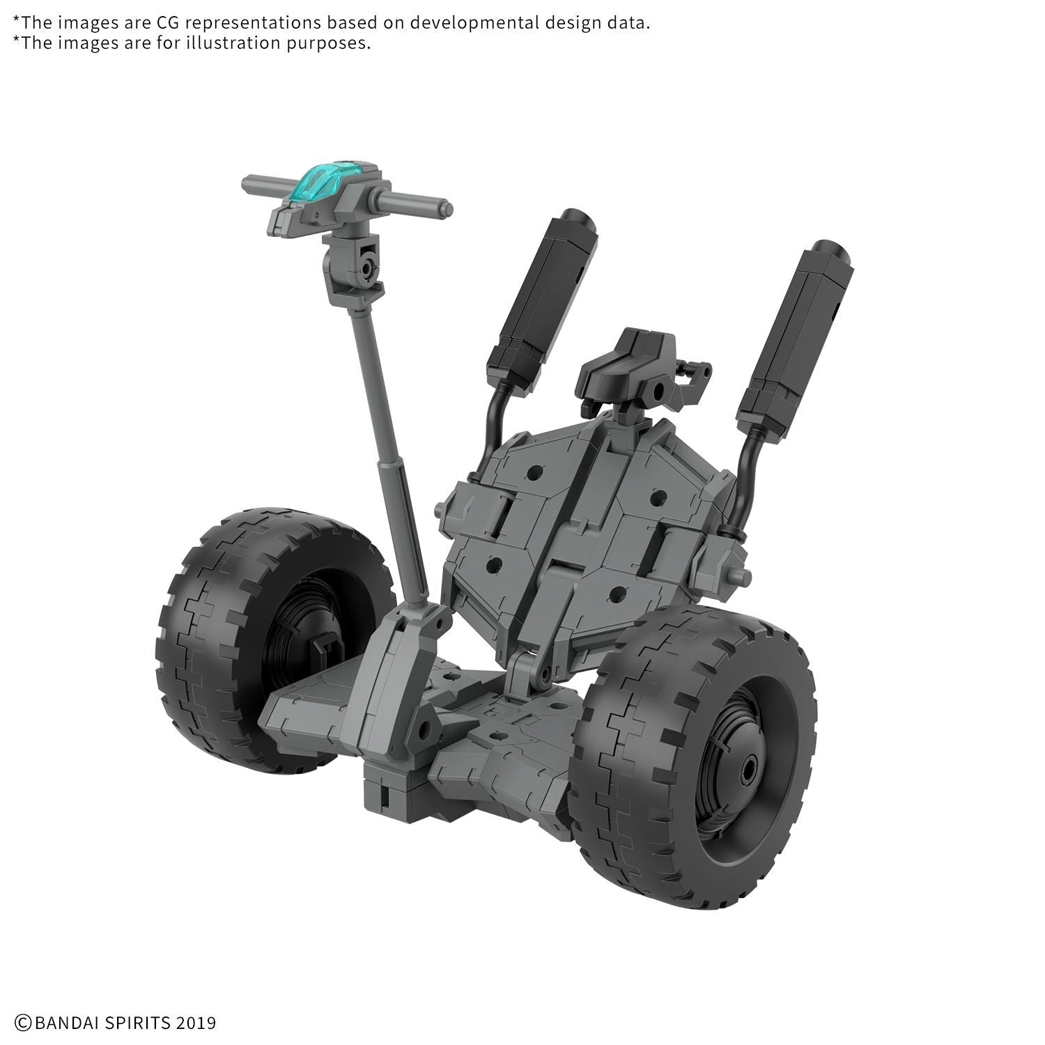 BANDAI 30MM 1/144 Extended Armament Vehicle (WHEEL MOBILE Ver.)
