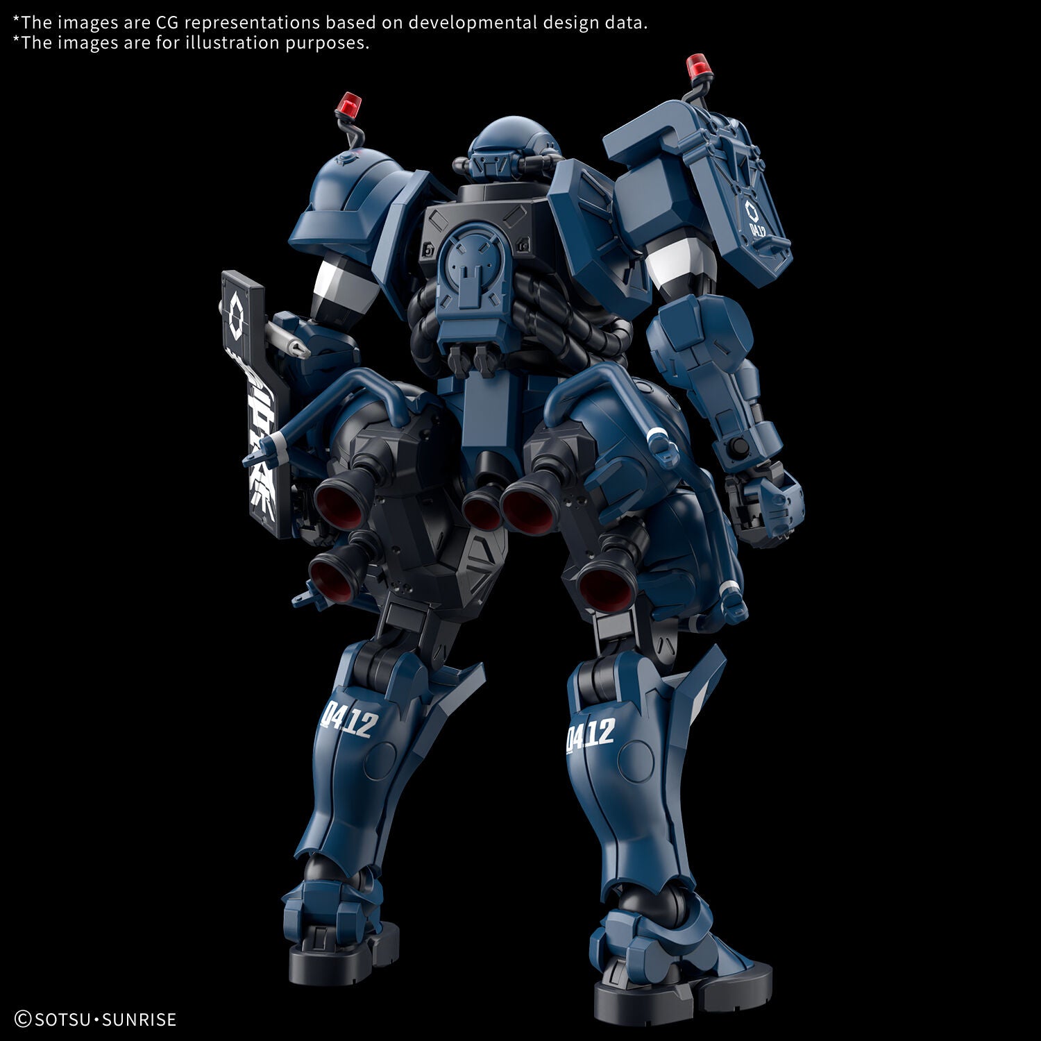 BANDAI HG 1/144 Police Zaku