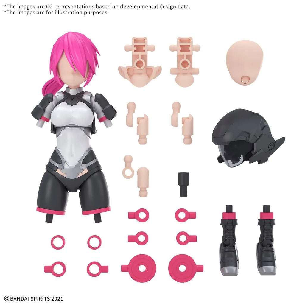 BANDAI 30MS OPTION PARTS SET 24 (TURBO COSTUME ß) [COLOR A]
