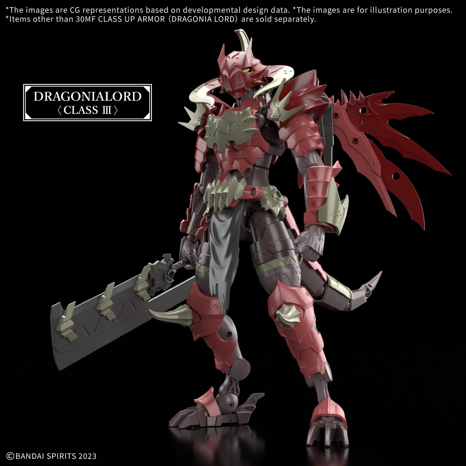 BANDAI 30MF CLASS UP ARMOR (DRAGONIA LORD)